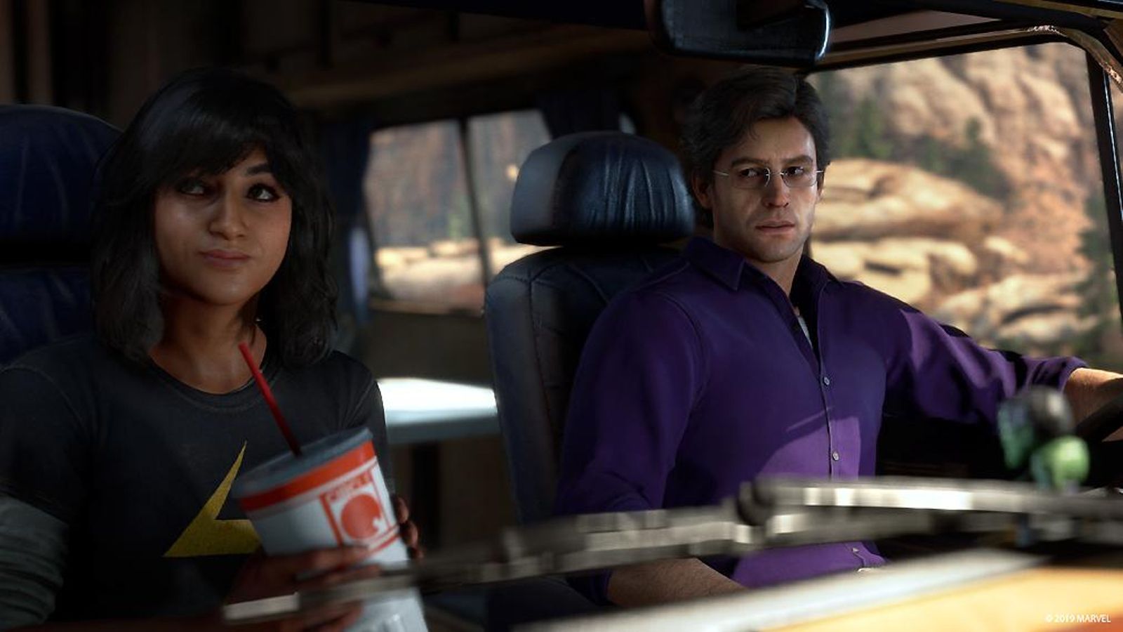 Kamala Khan y Bruce Banner en el videojuego 'Marvel's Avengers'