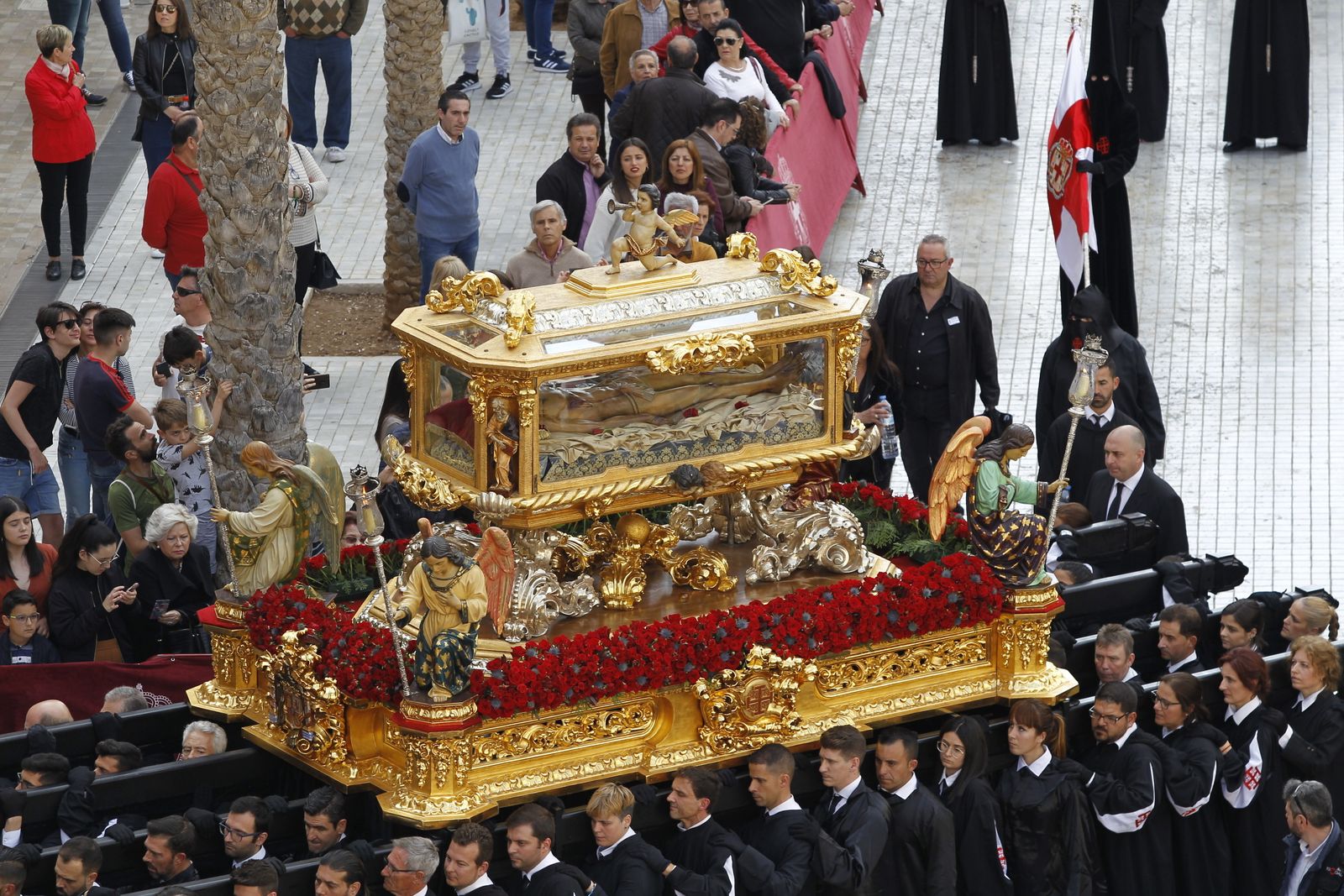 Imágenes de la Procesión del Entierro, Viernes Santo. Semana Santa Almería 2019