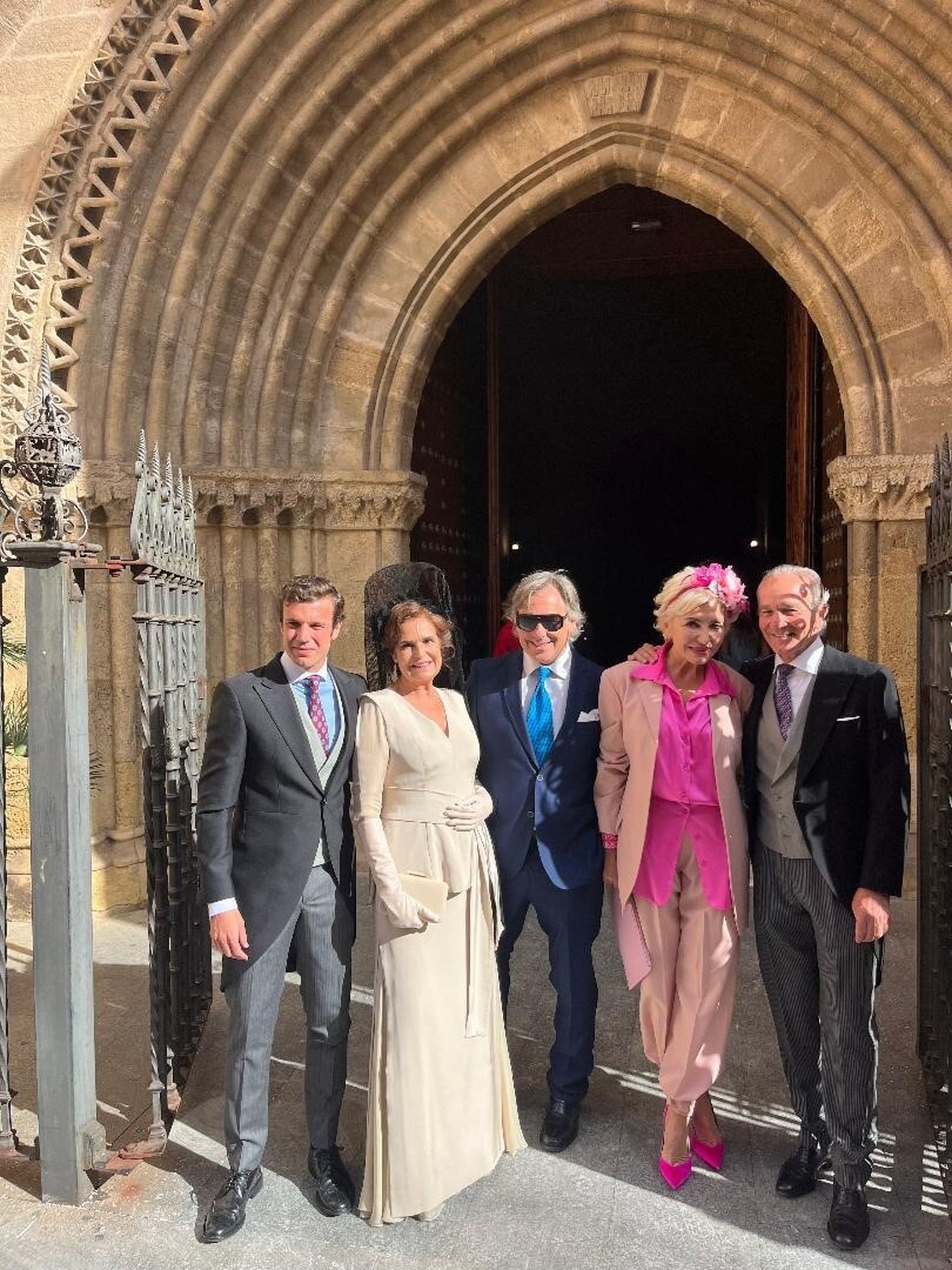 Joaquín Astolfi, Llanos Espinosa, Hubertus Hohenlohe, Simona Gandolfi y Joaquín Astolfi.