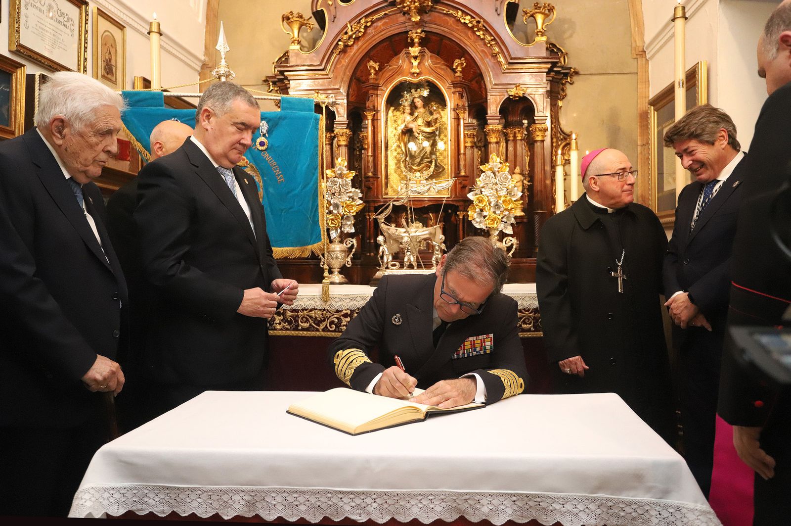 Imágenes de la rememoración del Voto Colombino en el santuario de La Cinta