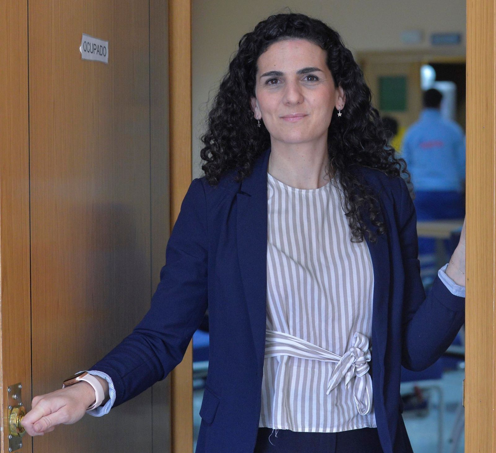 Almudena Chávez Peinado en el centro de día San Lucas de Sevilla.