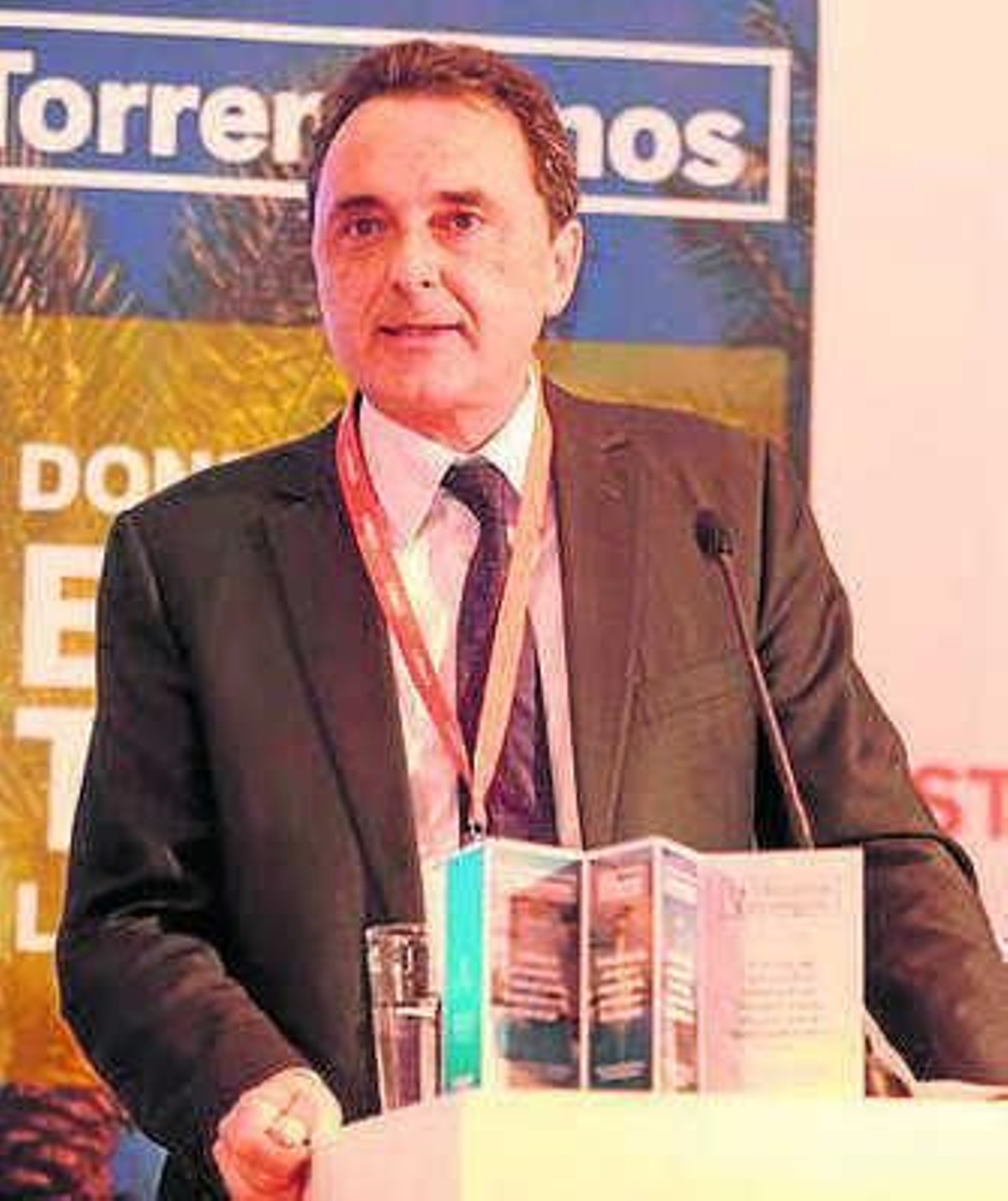 José Ortiz, alcalde de Torremolinos, en Fitur.