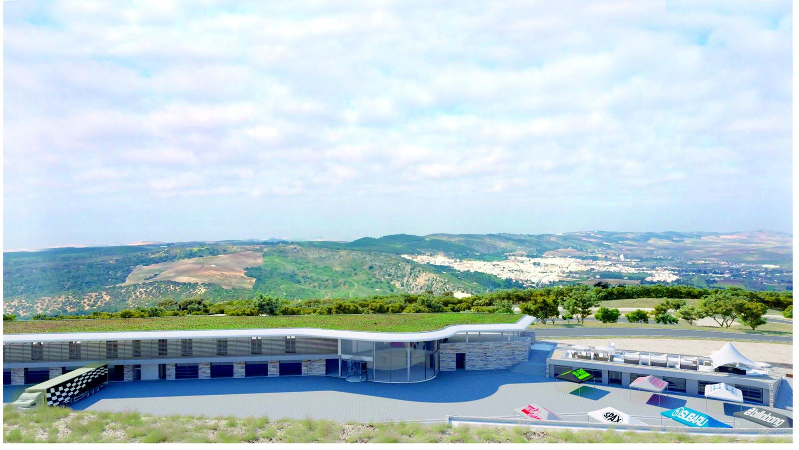 Recreación del circuito de Arcos realizada por los diseñadores del proyecto.