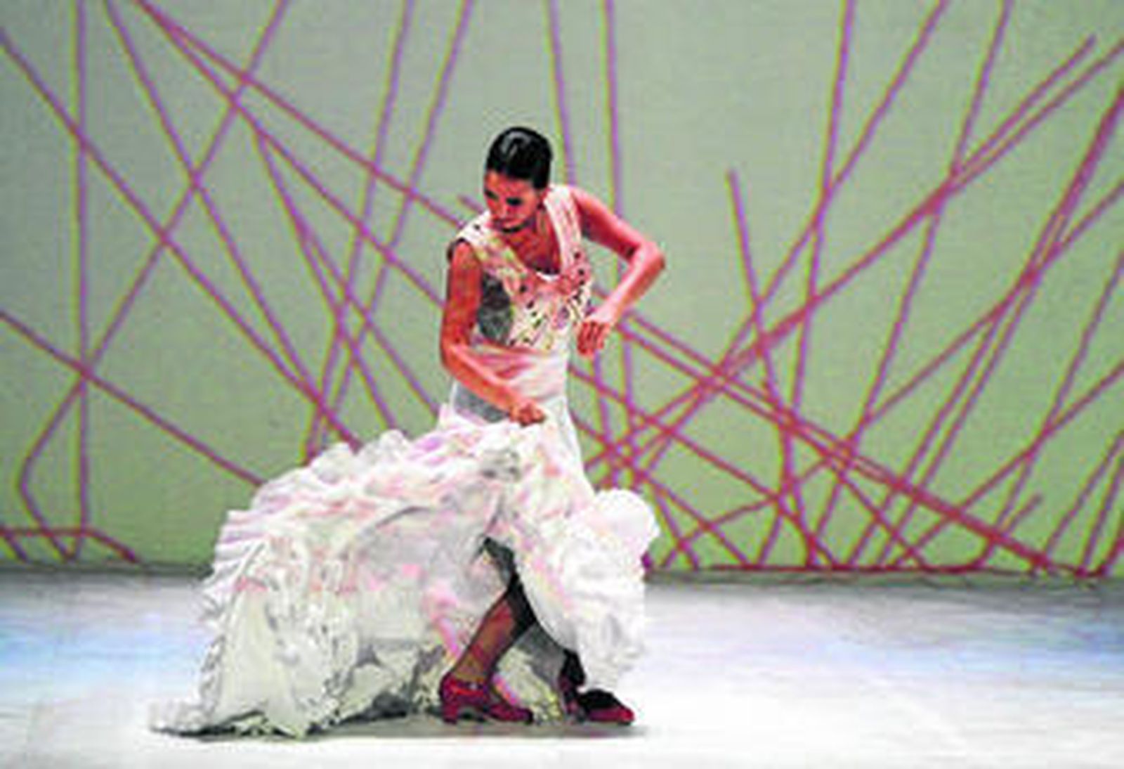 El espectáculo del Ballet Flamenco de Andalucía tuvo momentos para el lucimiento de todos.