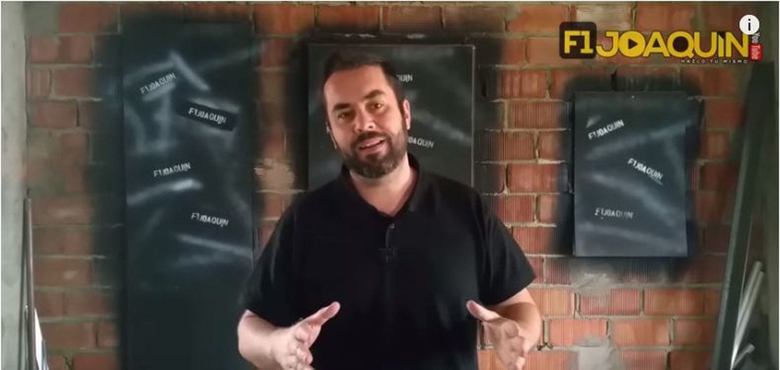 Joaquín Gómez en uno de los vídeos de su canal.