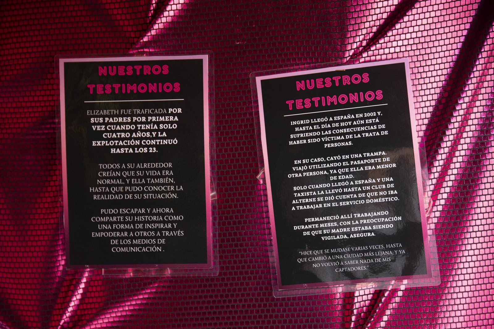 Sensibilización sobre la trata de mujeres en el IES Maestro Padilla de Almería, en imágenes