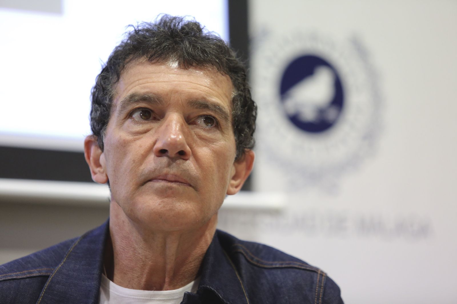 Antonio Banderas, este lunes en Málaga.