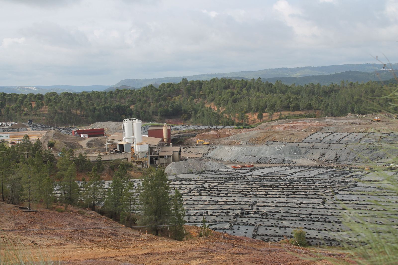 Planta de residuos de Nerva en imagen de archivo.