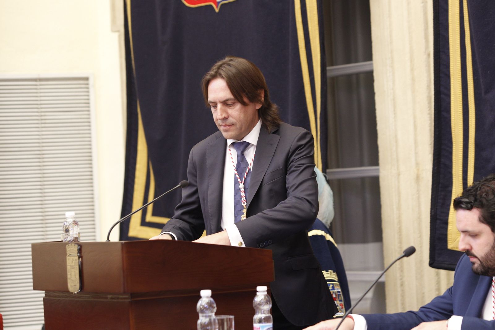 Pleno investidura Presidente Diputación de Almería. Javier Aureliano García