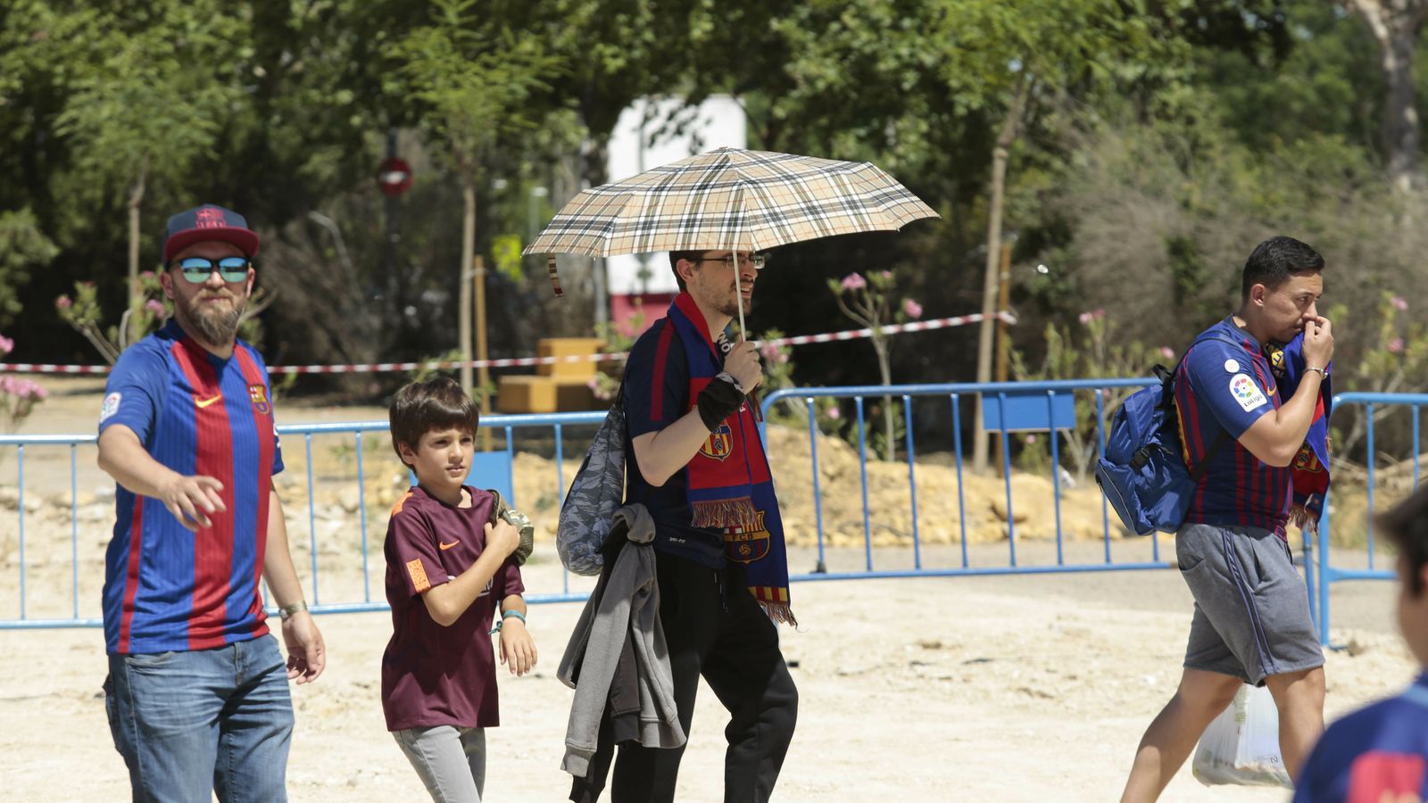 Las imágenes de la afición del Barcelona