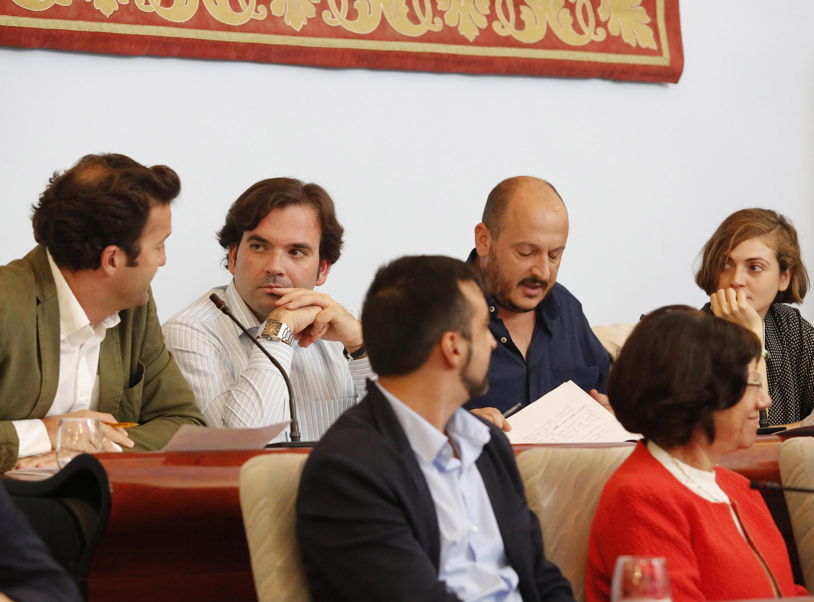 Los ediles de Ciudadanos Mario Rosado y Carlos Pérez.