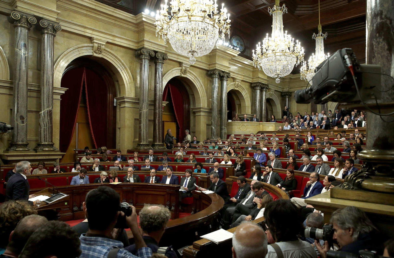 Una imagen del 'Parlament' en la pasada legislatura.