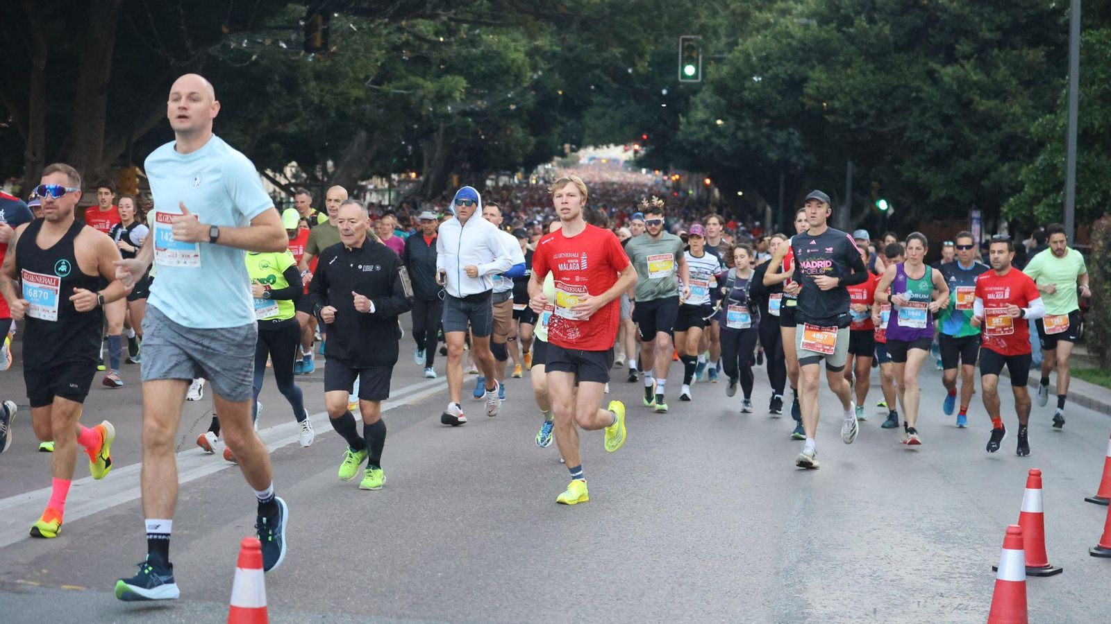 Las mejores fotos de la Maratón de Málaga 2024