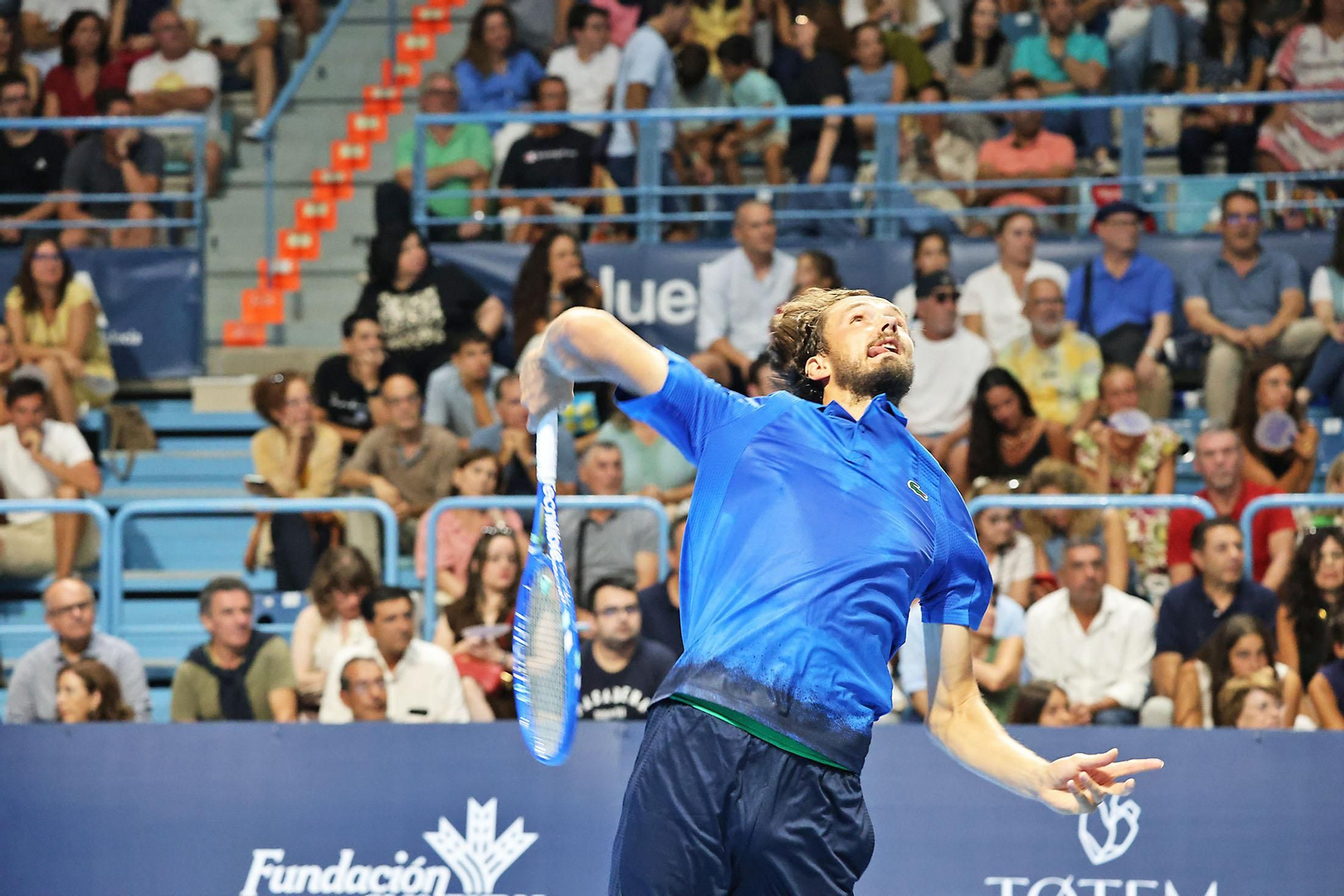 Imágenes de la final masculina de la Copa del Rey de tenis entre Daniil Medvedev y Alejandro Davidovich