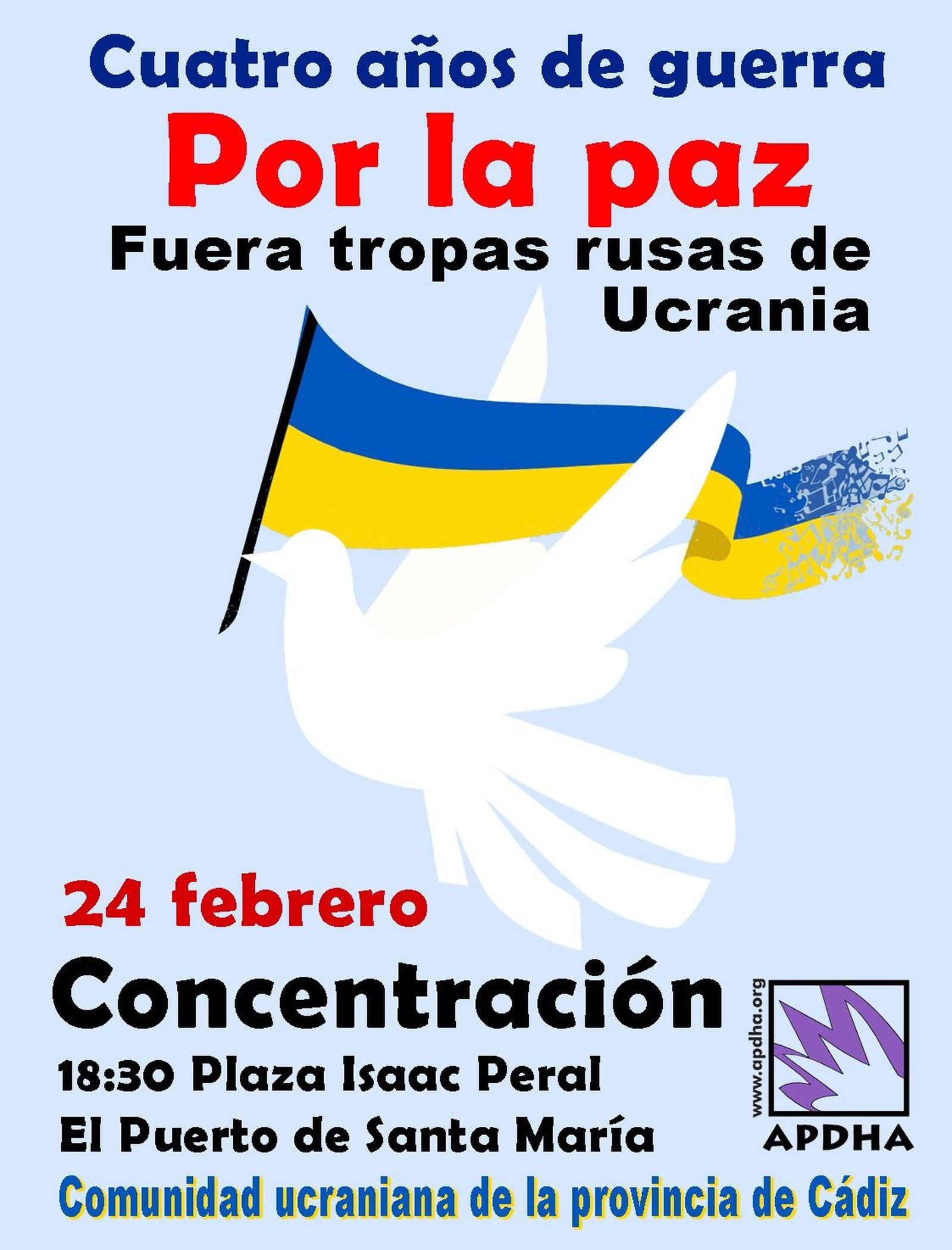 Hoy contra la agresión rusa