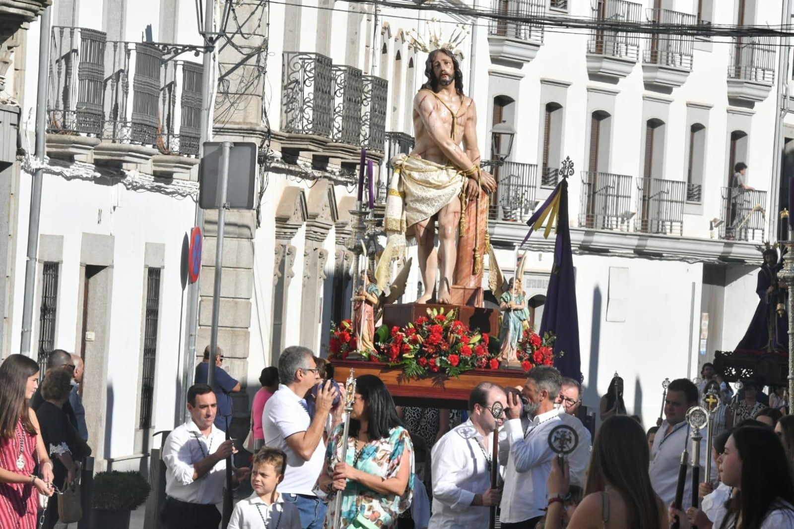 Procesión extraordinaria en Villanueva de Córdoba por la coronación de la Virgen de Luna