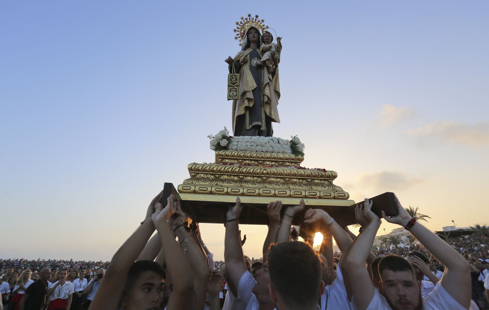 Las fotos de las procesiones de la Virgen del Carmen en Málaga