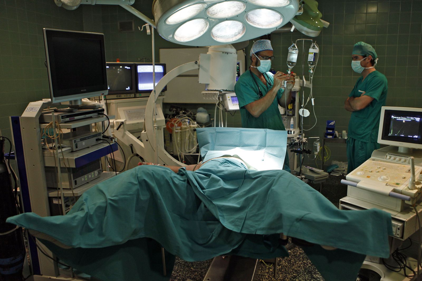 Un quirófano del Puerta del Mar