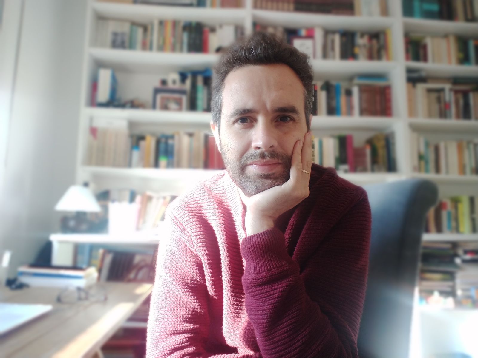 El escritor Jesús Montiel (Granada, 1984).