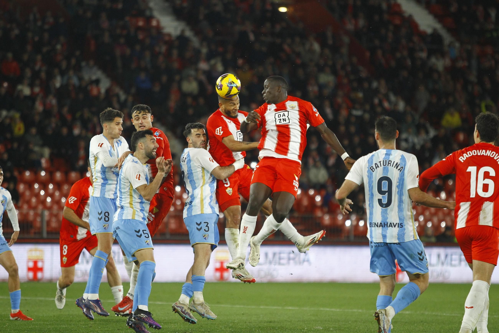 Las mejores imágenes del U.D. Almería-Málaga C.F.