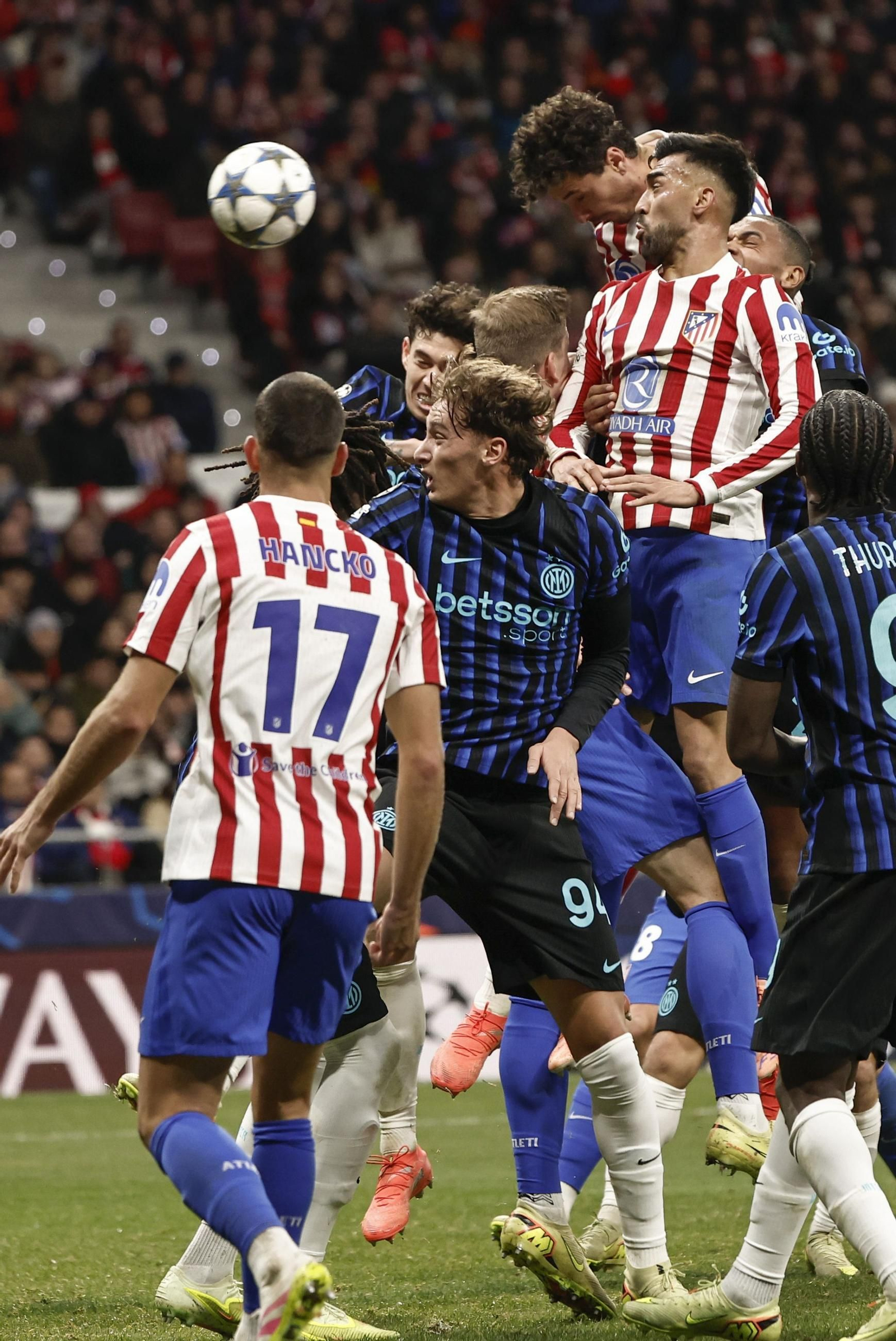 Las fotos del Atlético de Madrid-Inter