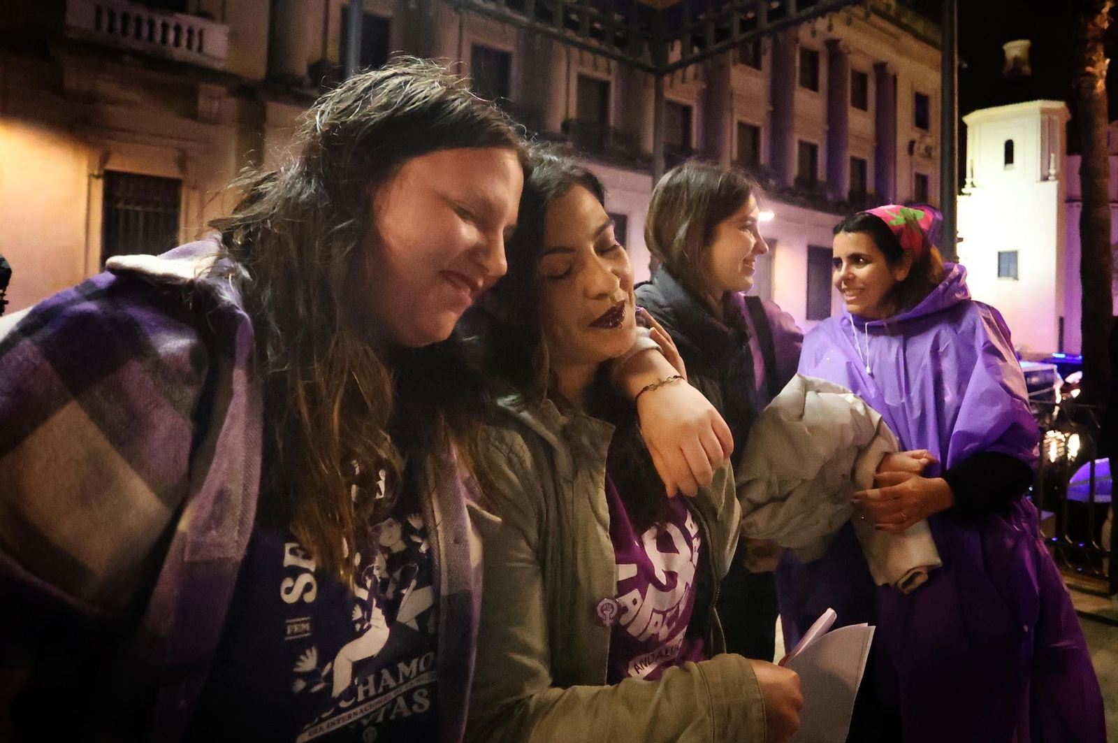Imágenes de la manifestación del 8M en Huelva
