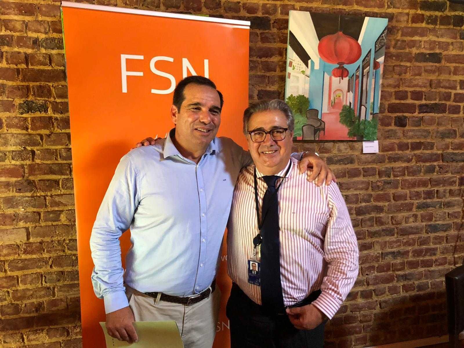 El presidente de Asaja-Cádiz, Pedro Gallardo, junto al eurodipuado Juan Ignacio Zoido.