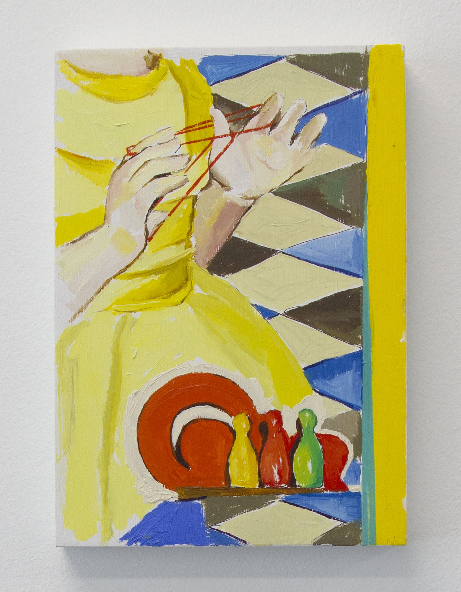 En 'Platero' el gran campo amarillo es a la vez la falda de una muchacha y el fondo del cuadro.