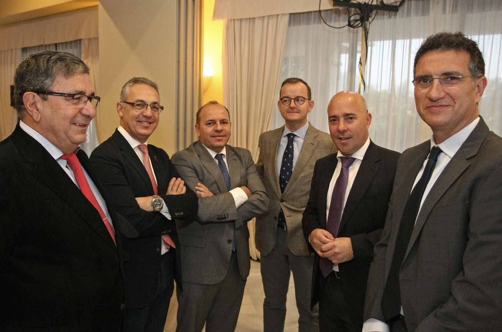 Juan Antonio Palacios, Juan Lozano, Sebastián Fernández, Francisco Arroyal, Ignacio Macías y Javier Chaparro.