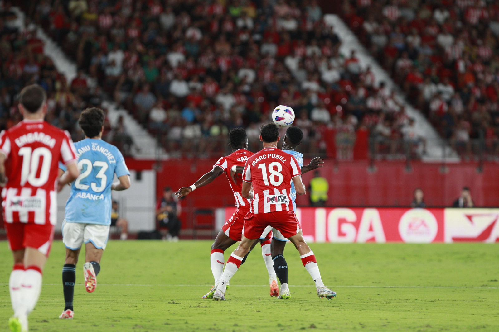 Imágenes del partido U.D. Almería-Real Club Celta de Vigo