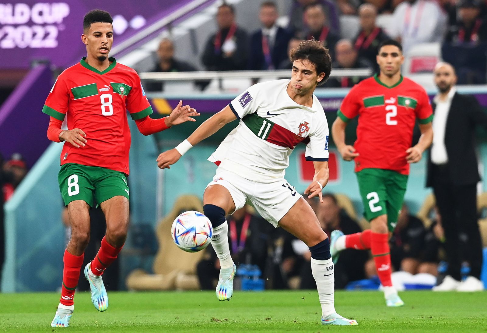 Las imágenes del Marruecos - Portugal de los cuartos de final del Mundial de Qatar