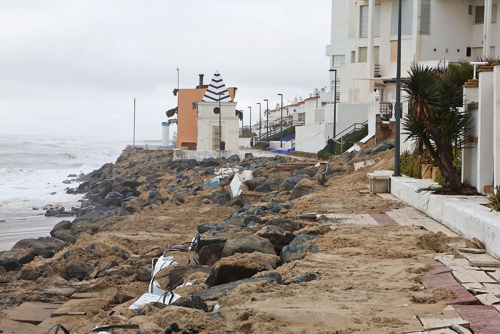 Las fotografías de los daños en Matalascañas