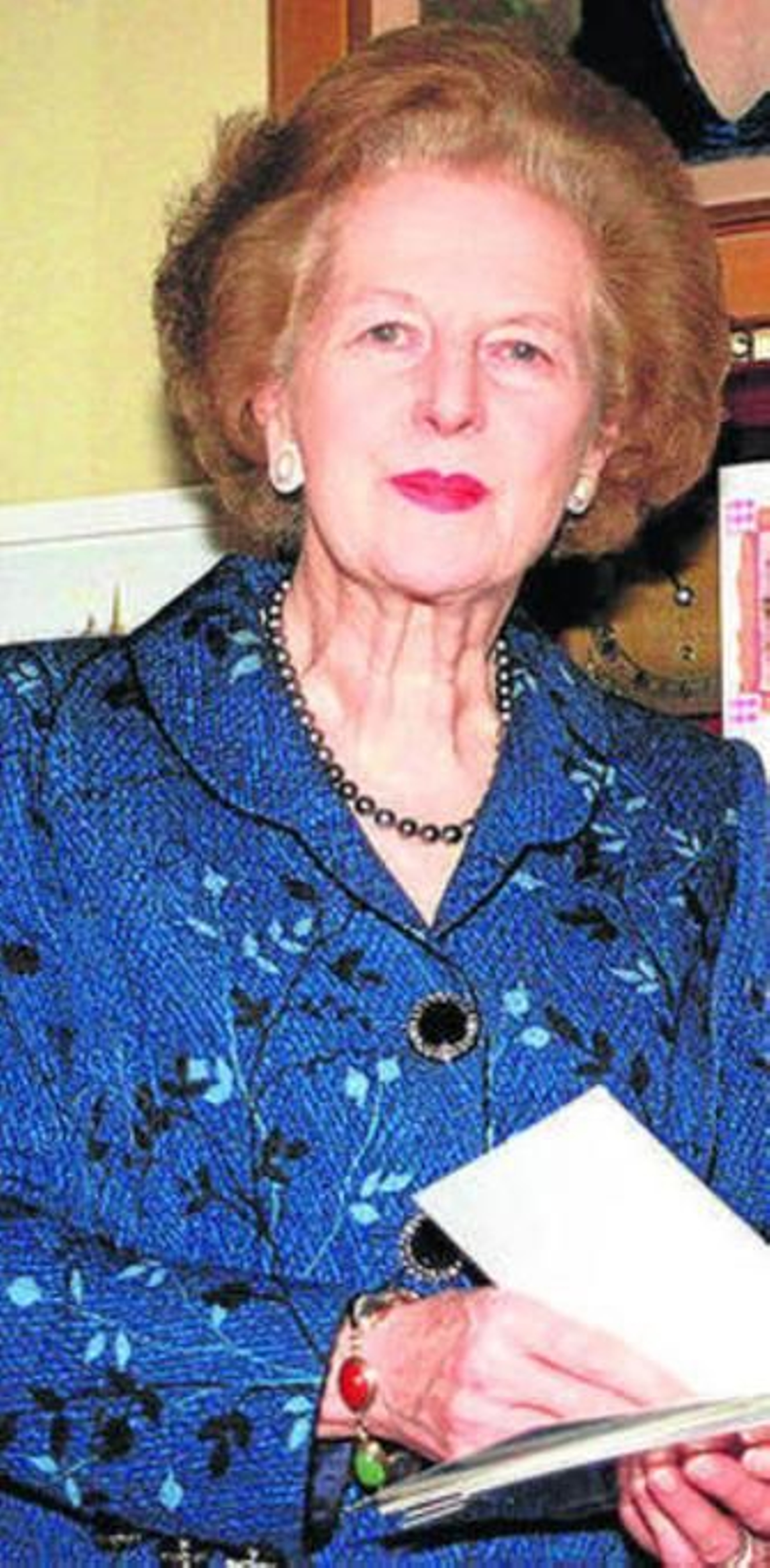 La primera ministra británica.