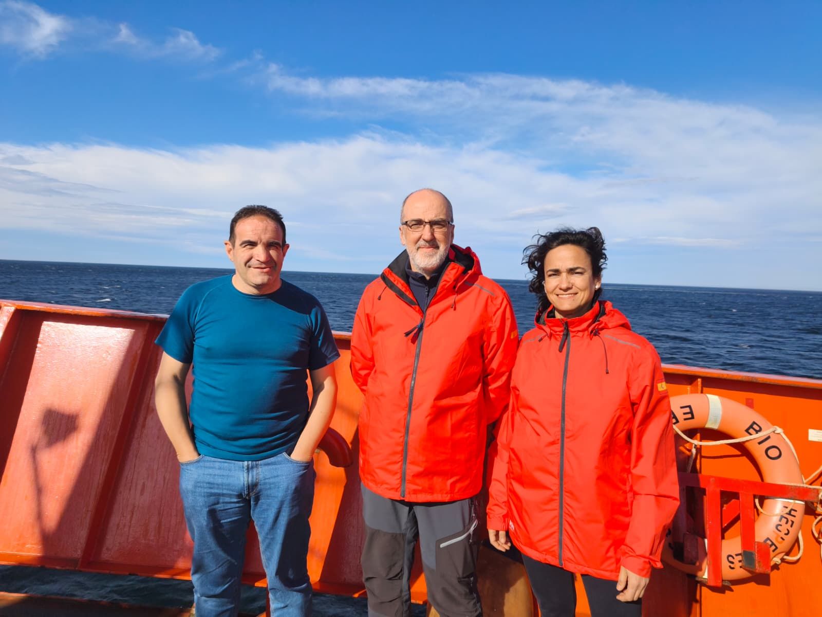 Investigadores de la Universidad de Jaén (UJA) en la Antártida.