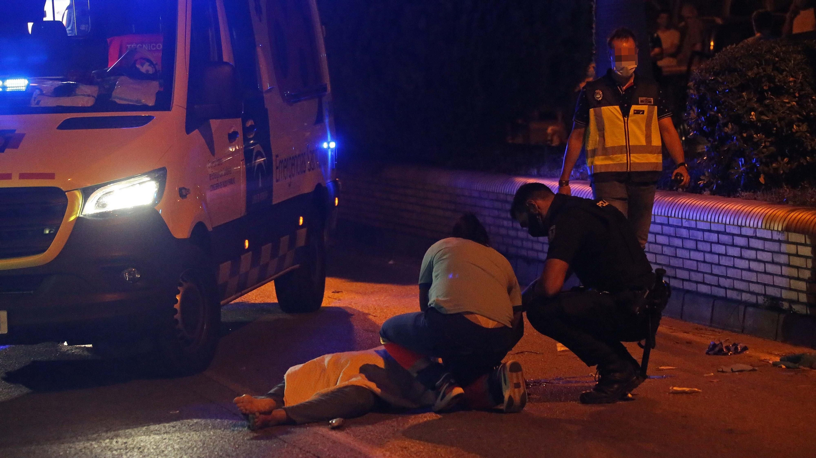 Fotos del atropello mortal  en Algeciras