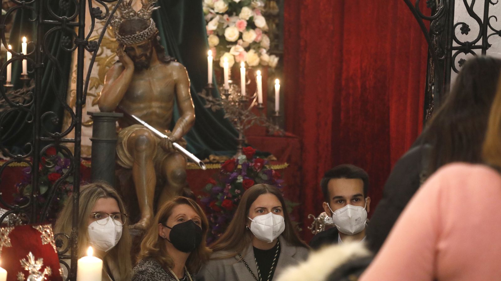 Fotos del Martes Santo en San Roque: Cristo de la Caña y Virgen de la Esperanza