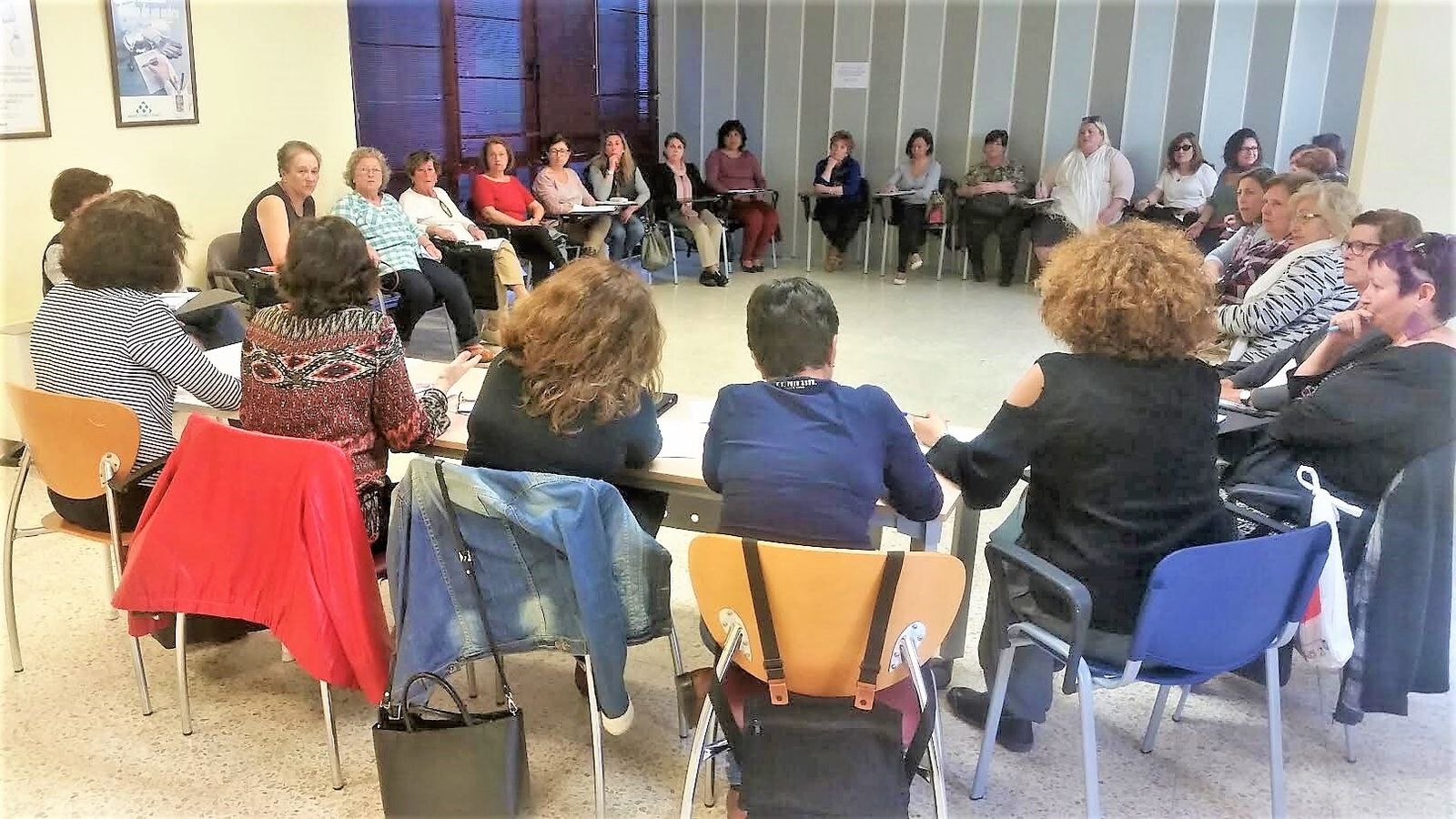 Una de las reuniones del Consejo de Igualdad.