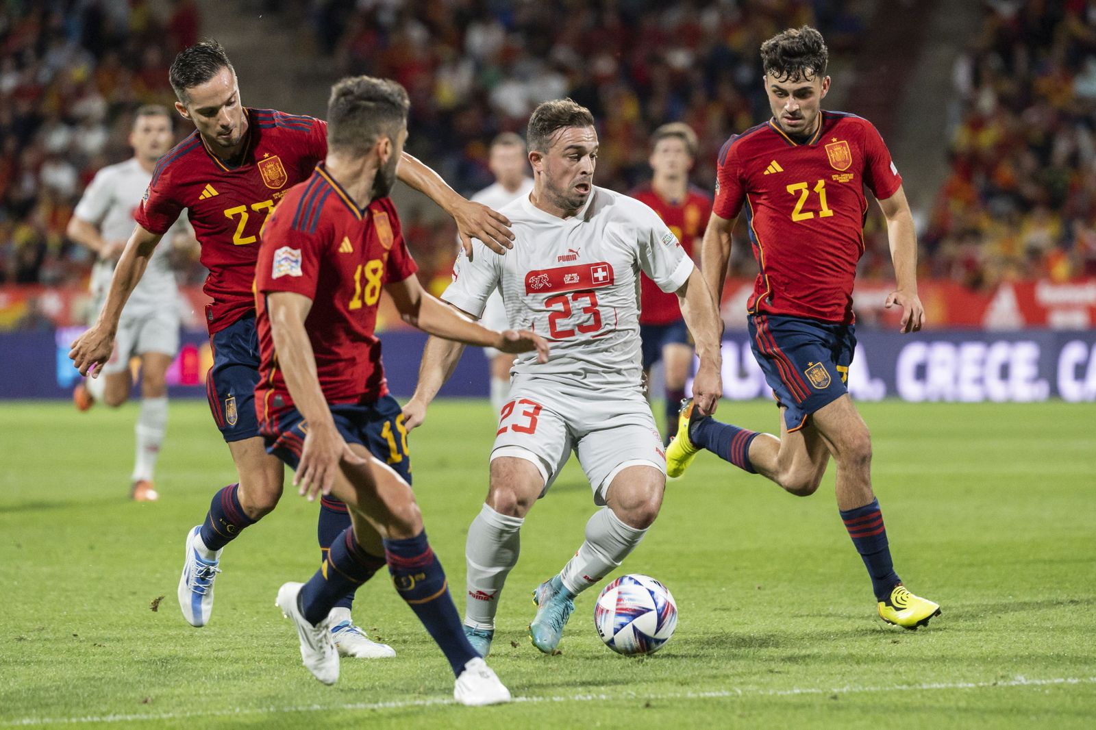 Las imágenes del España-Suiza