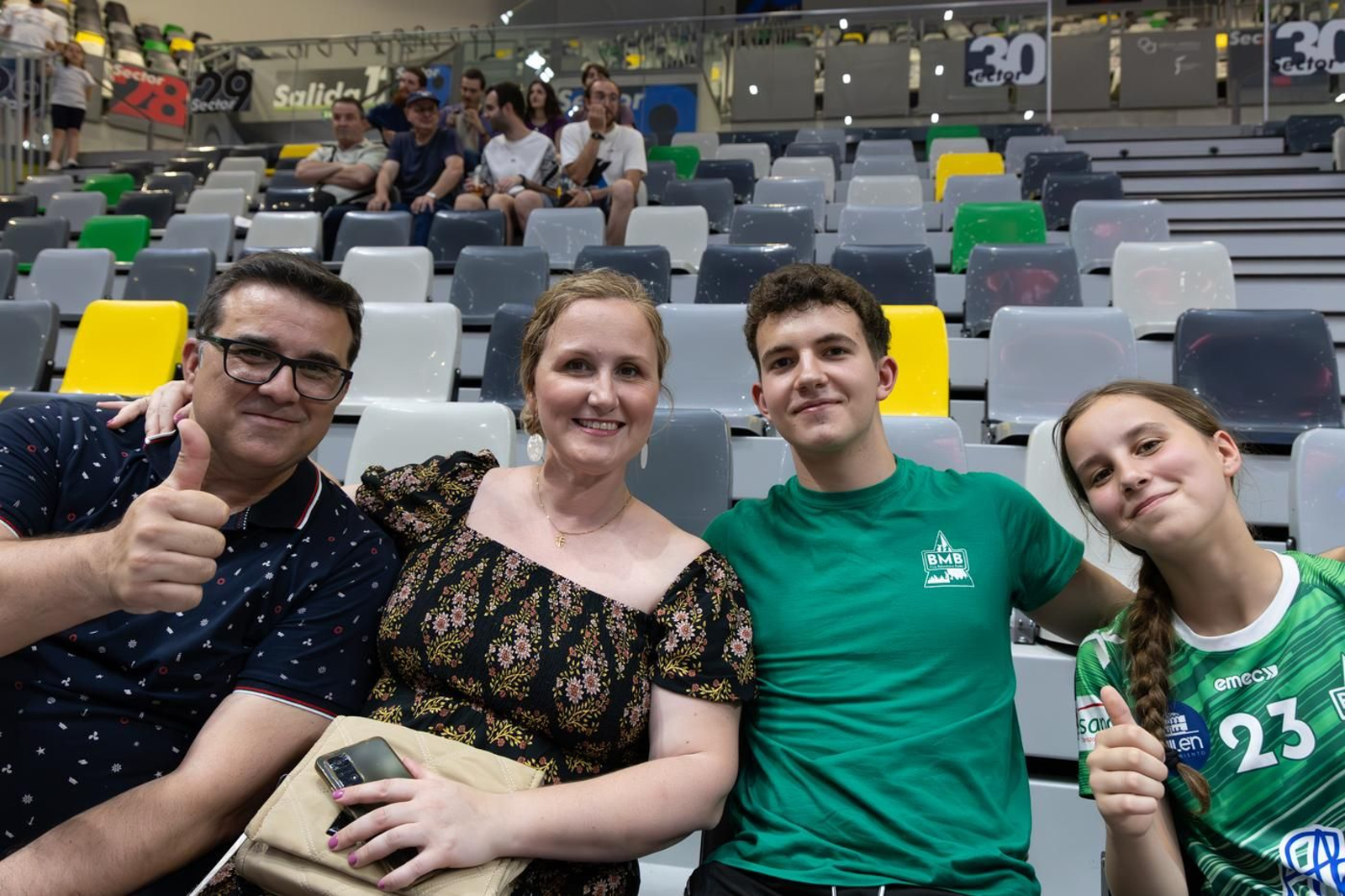 Las gradas del Olivo Arena en las semis de la Copa del Rey de balonmano, en imágenes