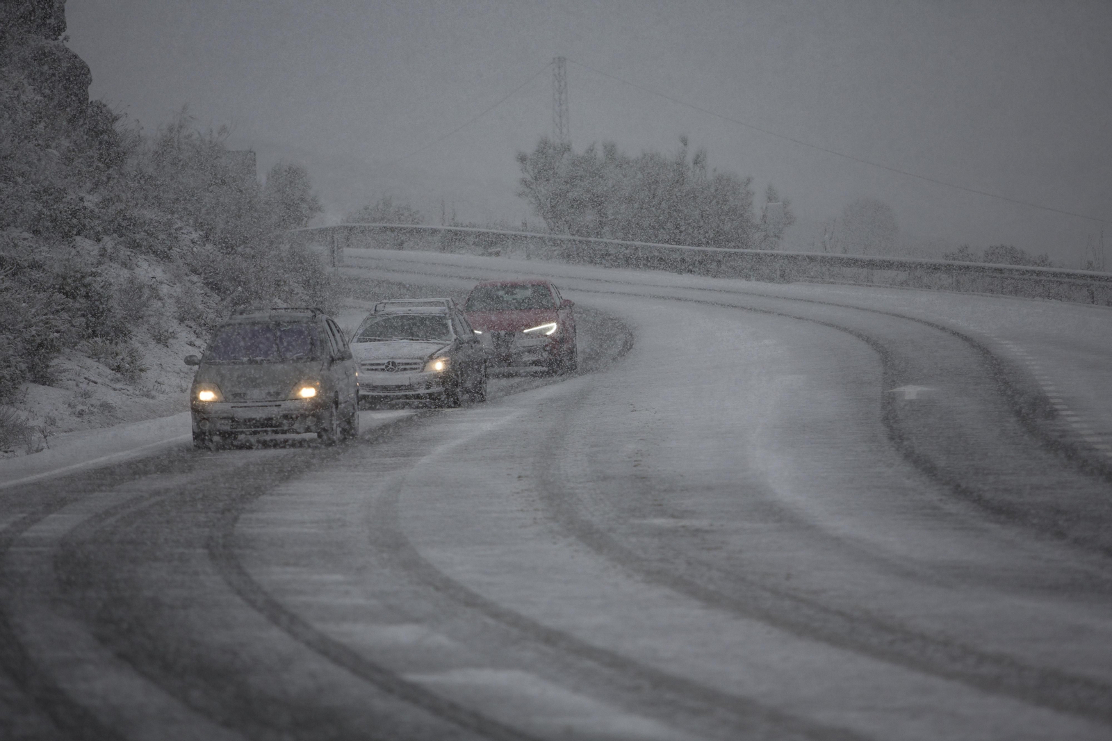 Fotos de la nieve en Ronda