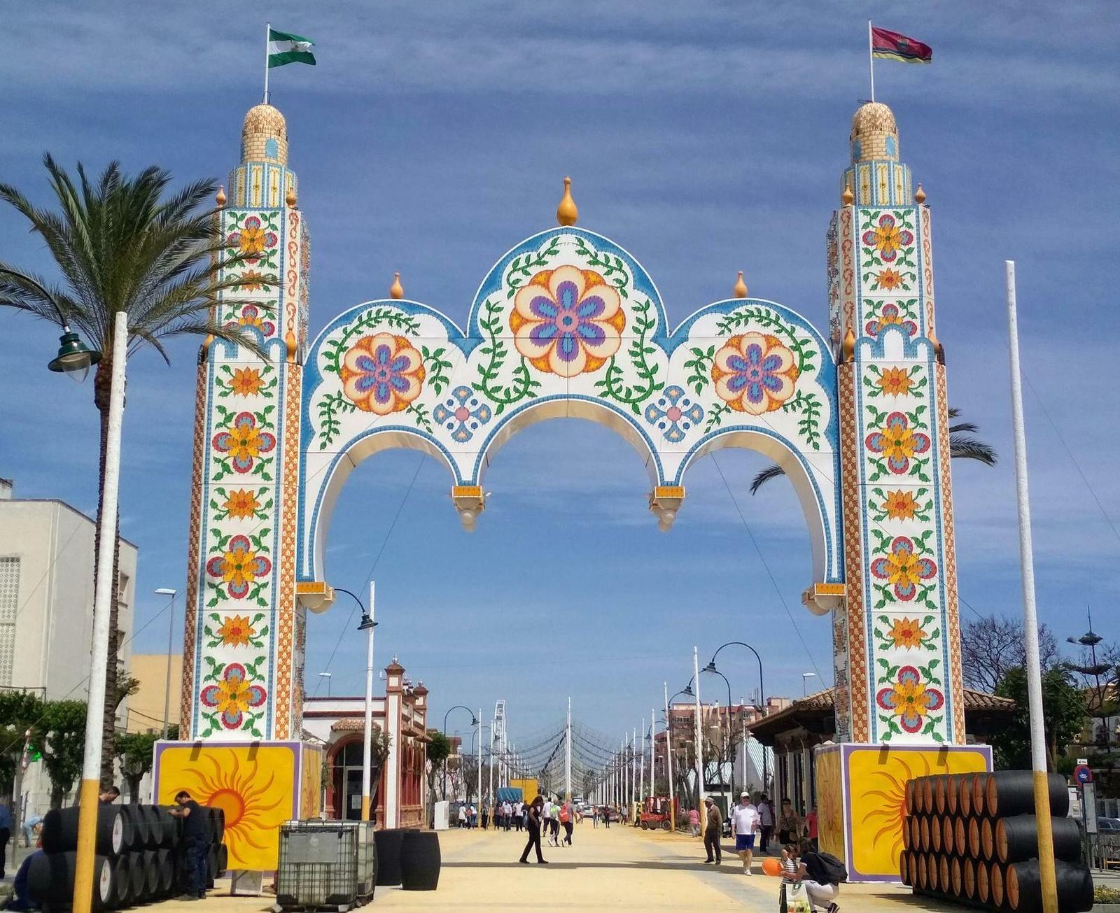 El Real recupera este año la portada del primer tramo de La Calzada.