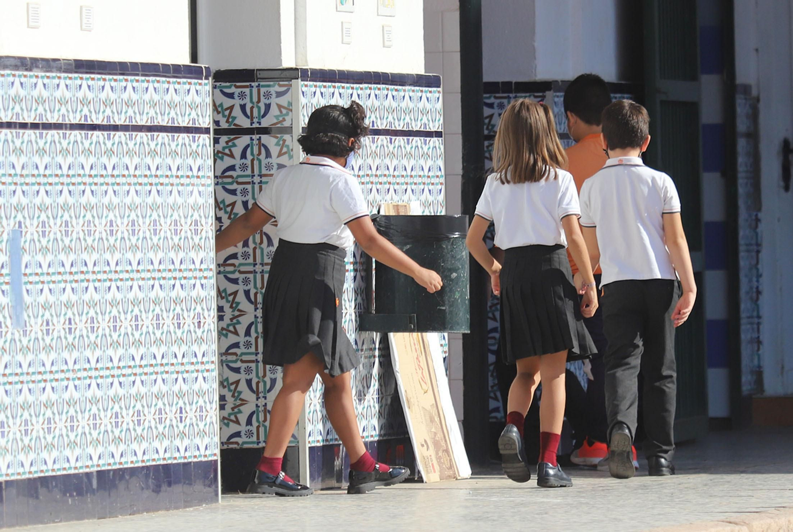 Imágenes de la vuelta al cole en Huelva