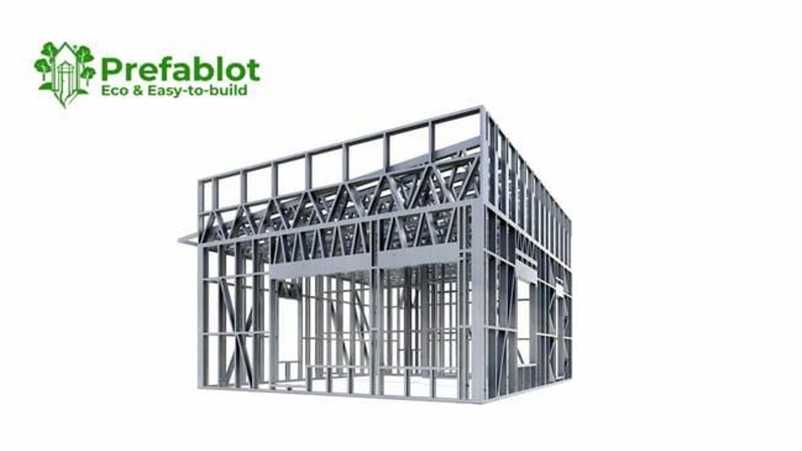 La imagen de la casa prefabricada