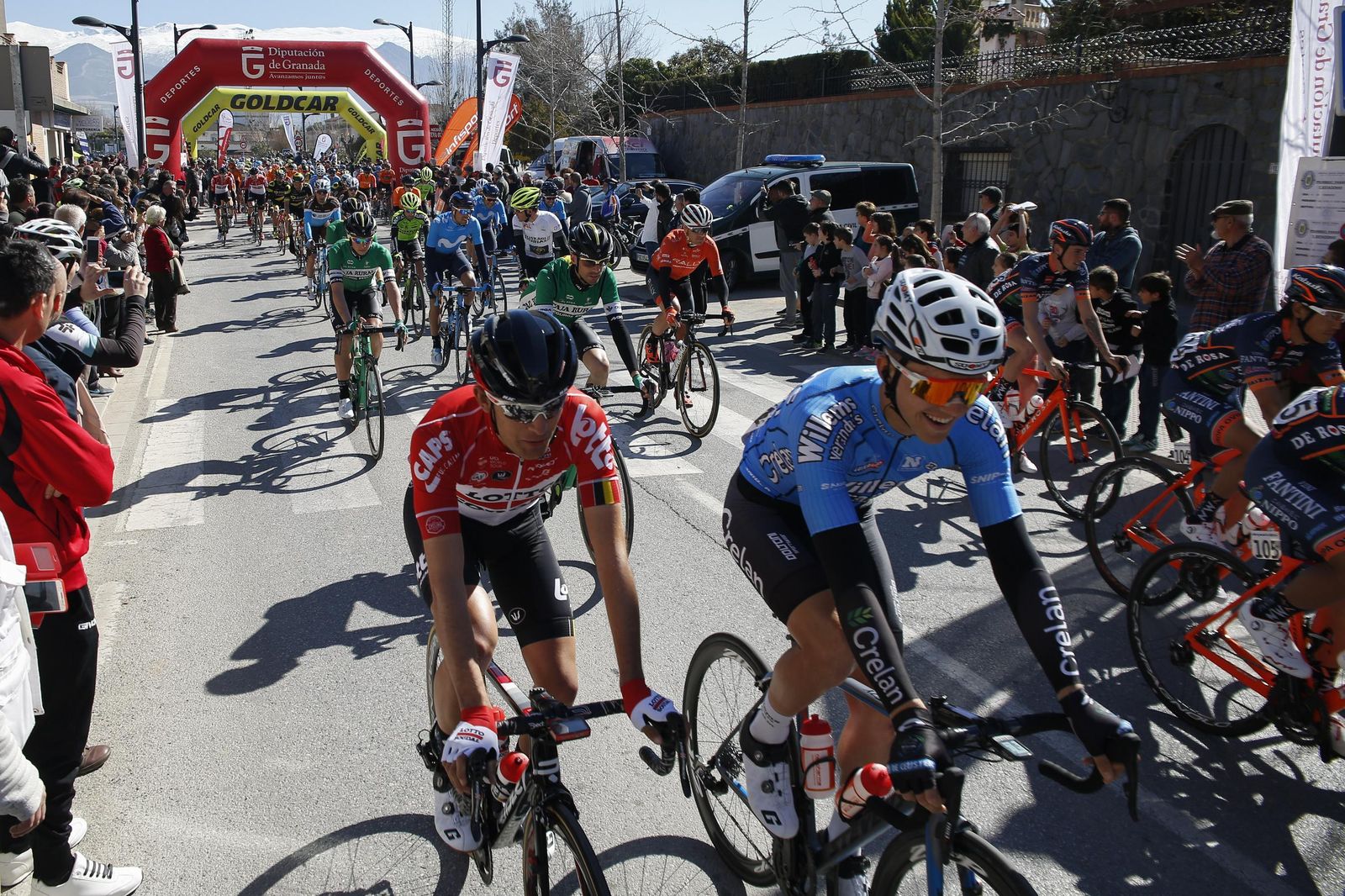 Mañana de expectación y ciclismo en Otura