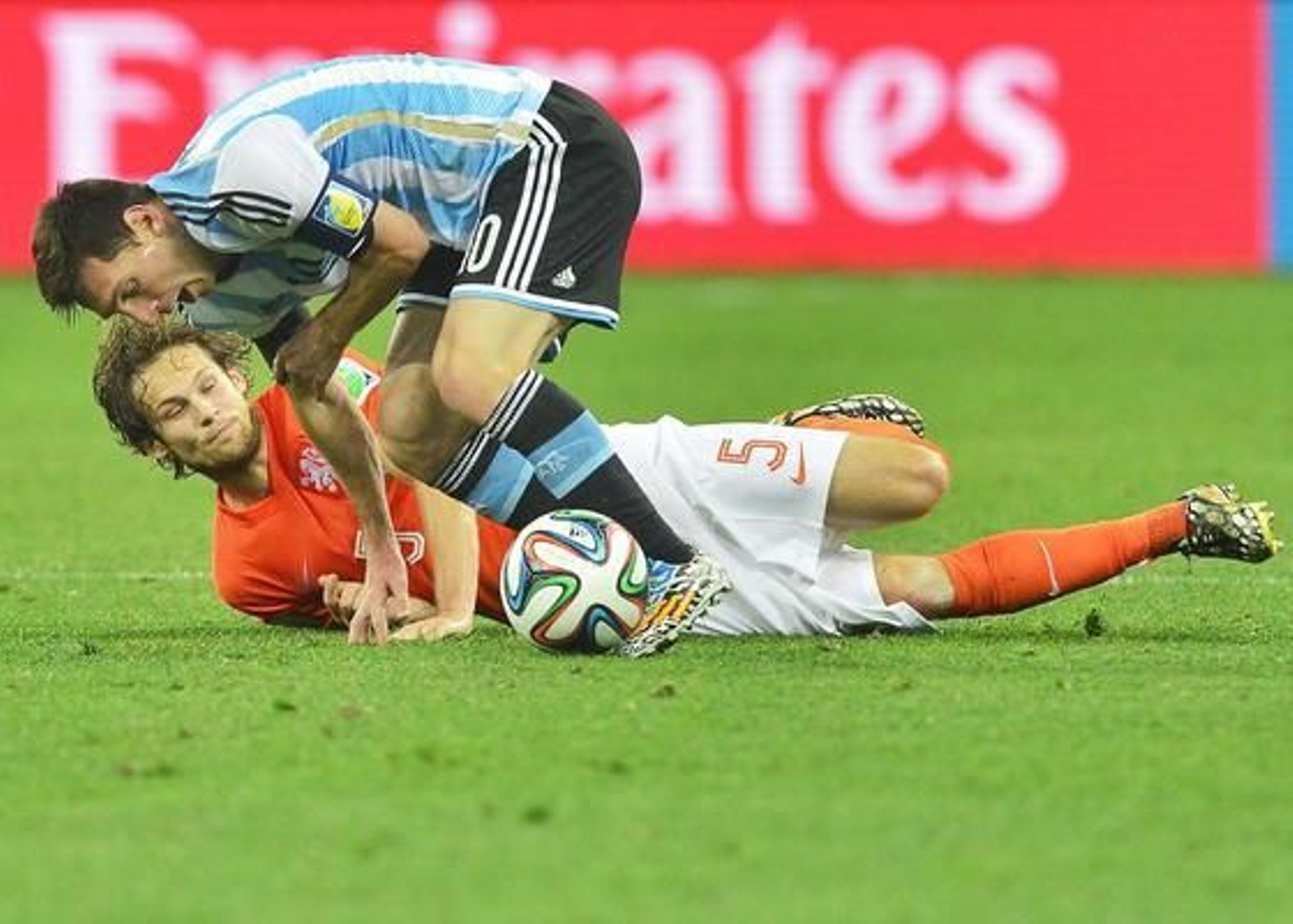 Las imágenes del Holanda-Argentina