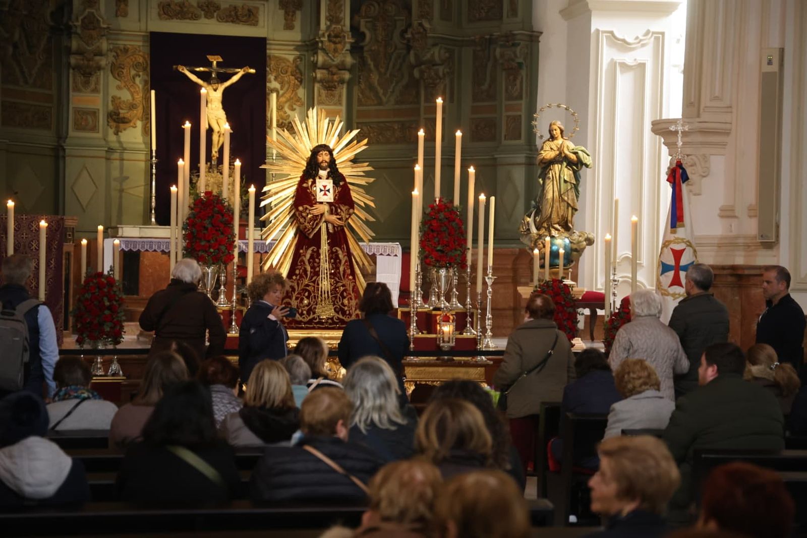 Veneración al Cristo de Medinaceli el primer viernes de marzo.