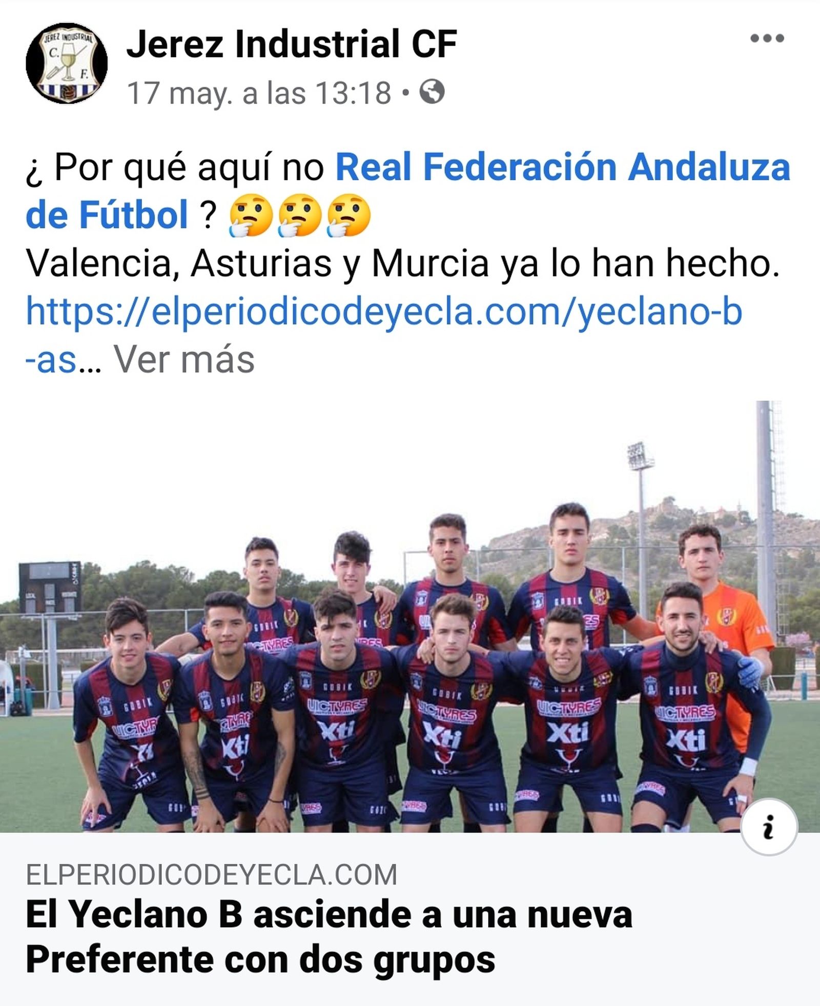 Queja del Jerez Industrial.