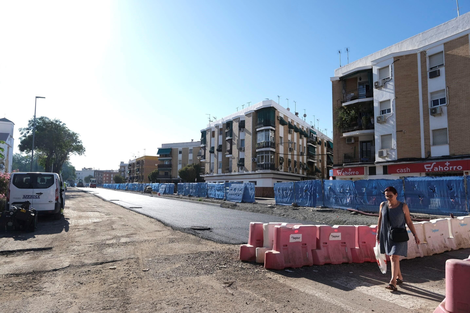Las obras de la avenida de Trassierra, en imágenes