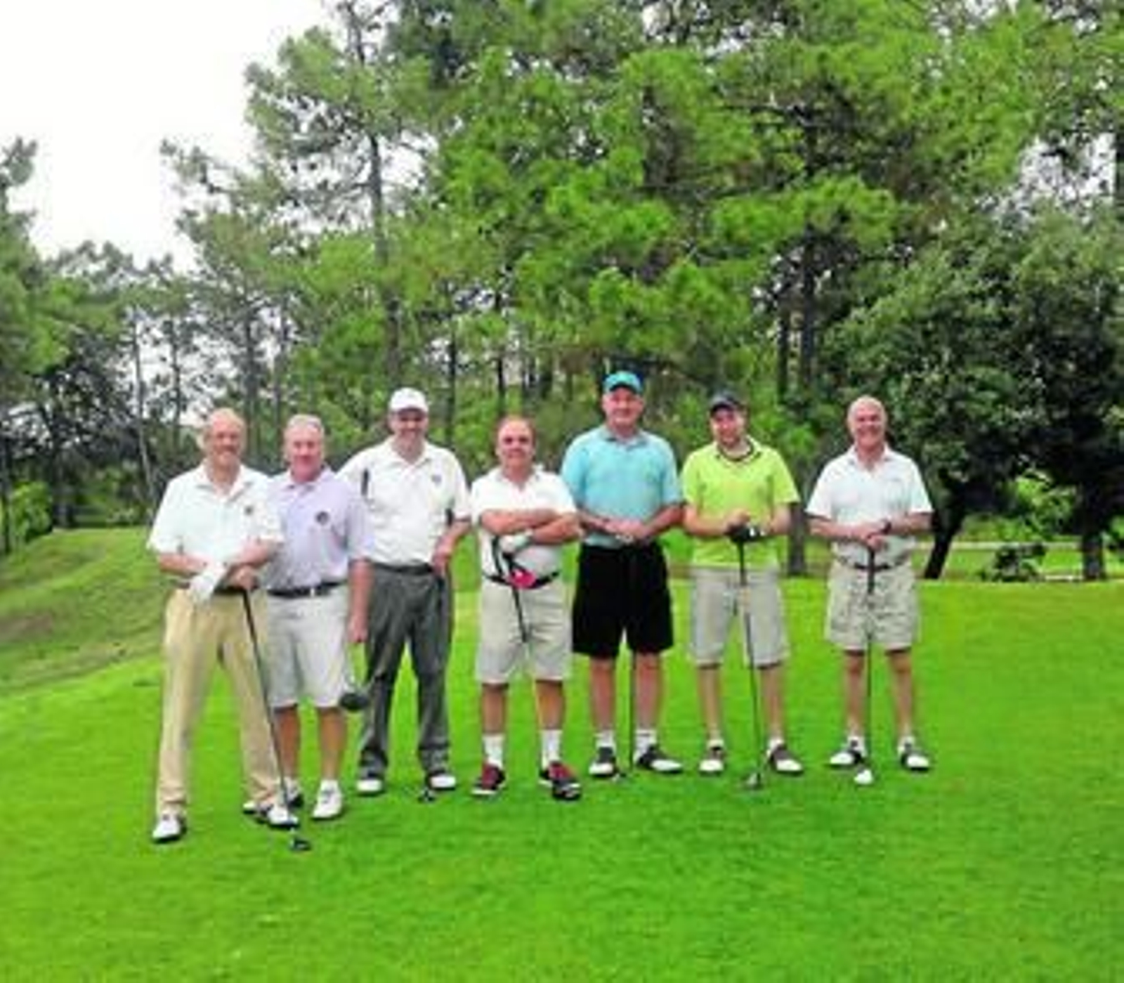 Los tour operadores recorrieron ayer los 18 hoyos de Islantilla Golf.