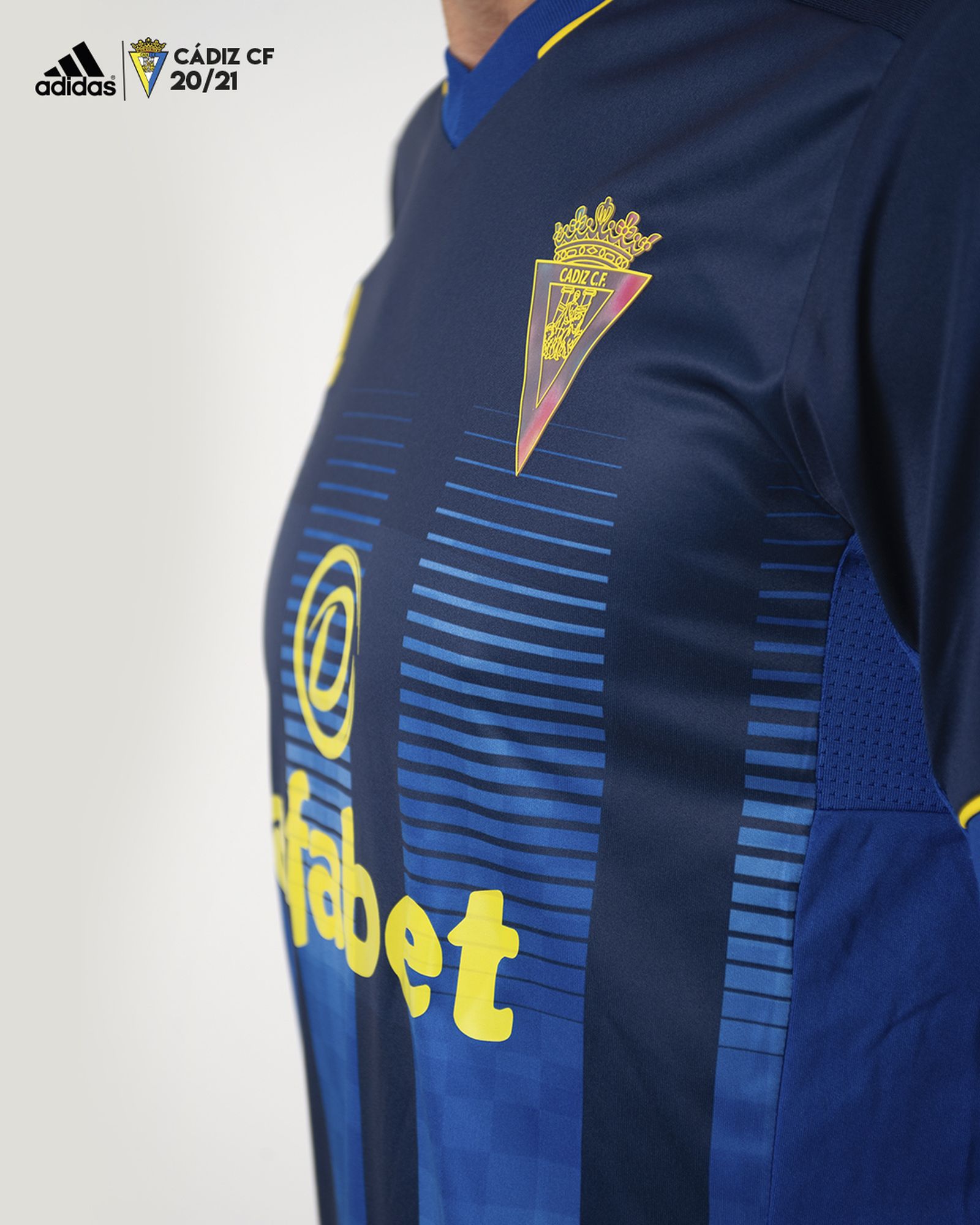 Detalle del escudo de la segunda equipación.